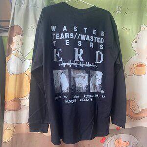 Enfants Riches Deprimes men's black long-sleeved T-shirt